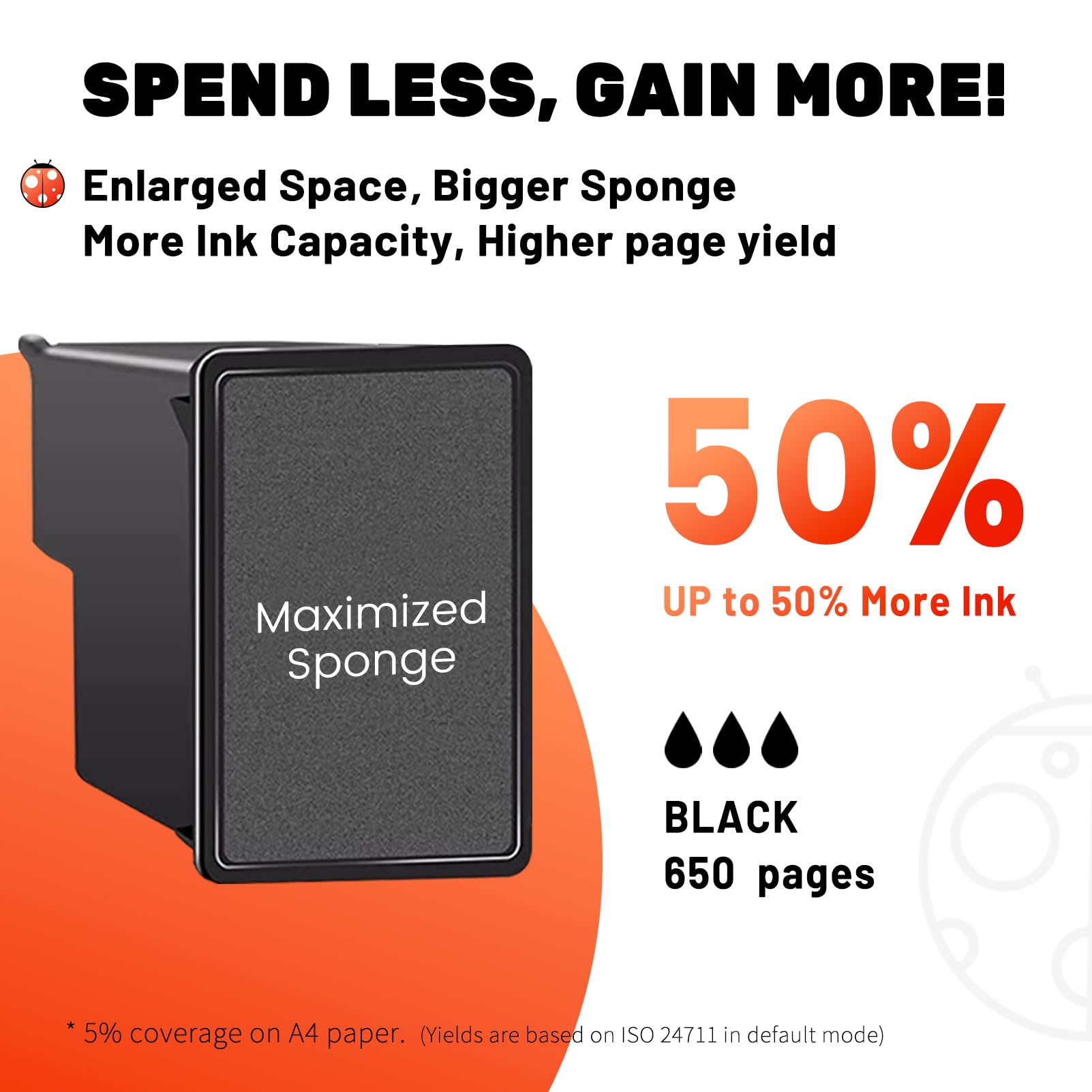 304 XL Ink Cartridges Compatible Replacement For HP Deskjet 2620 2630 2632 3720 3721 3723 3724 3730 3732 3752 3755 3758 Envy 5030 5032 5010 5020 5030 5032 5034 5052 1 Black 1 Color