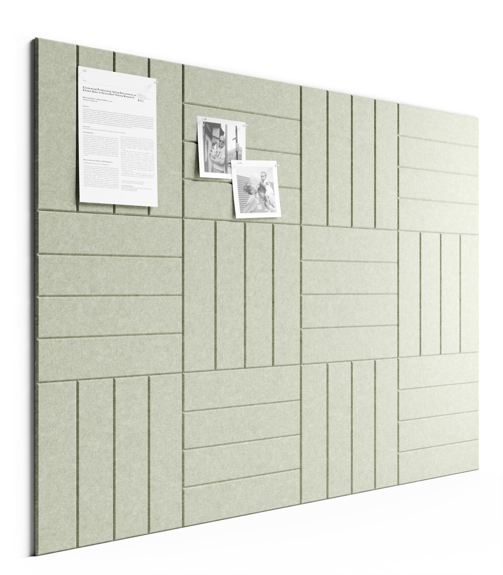 Bumusty 12er-Pack Filz-Pinnwand Lamellen-Optik 120 x 90cm,Alternative zu Korktafel,Inkl.70 Klebestreifen,Memoboard,Fotowand & Visionboard Für Büro,Kinderzimmer & Klassenzimmer