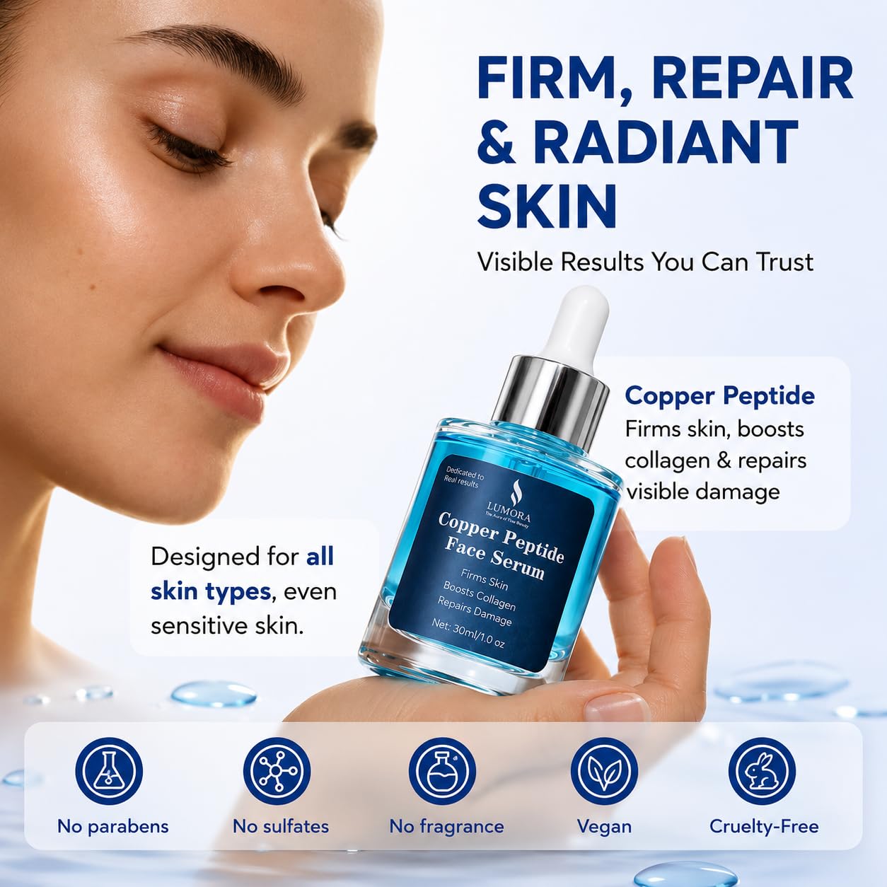 ghk cu peptide sephora Amazon.com: LUMORA GHK-Cu Copper Peptide Face Serum – Advanced Skin Firming  & Rejuvenating Serum for Collagen Boost, Smoother Skin & Complexion Renewal