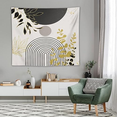 Miniatura 225 de Tapiz floral retro de los años 60 y 70, diseño hippie de primavera Groovy Flower Power Flower Boho para colgar en la pared, arte neutro para Hippie