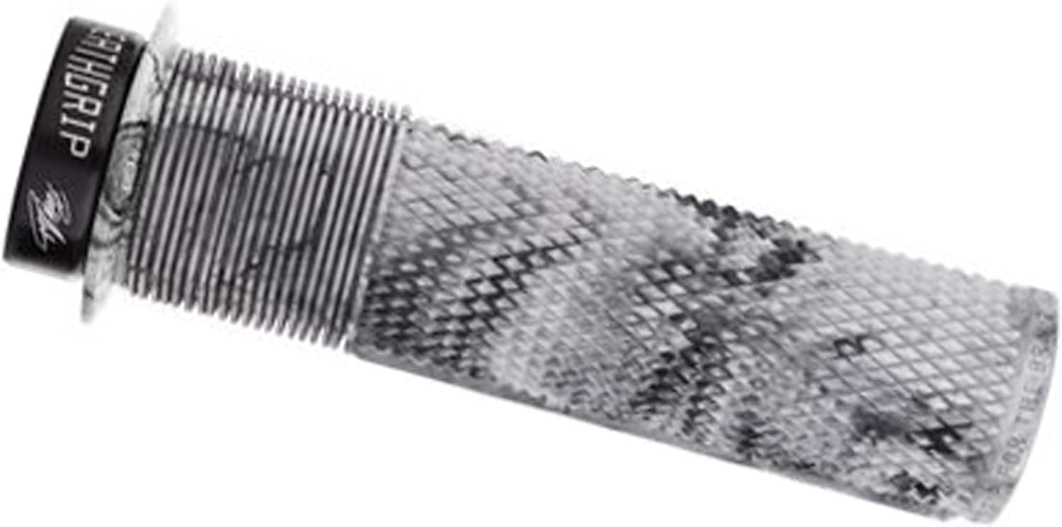 Dmr Deathgrip MTB Mountain Bike Cycle Handle bar Grips Snow Camo Flanged Lock on Thick Soft
