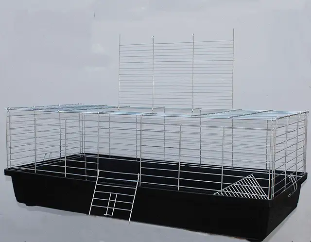 1,20 m Hasenkäfig für Meerschweinchen & Nager - Schwarz