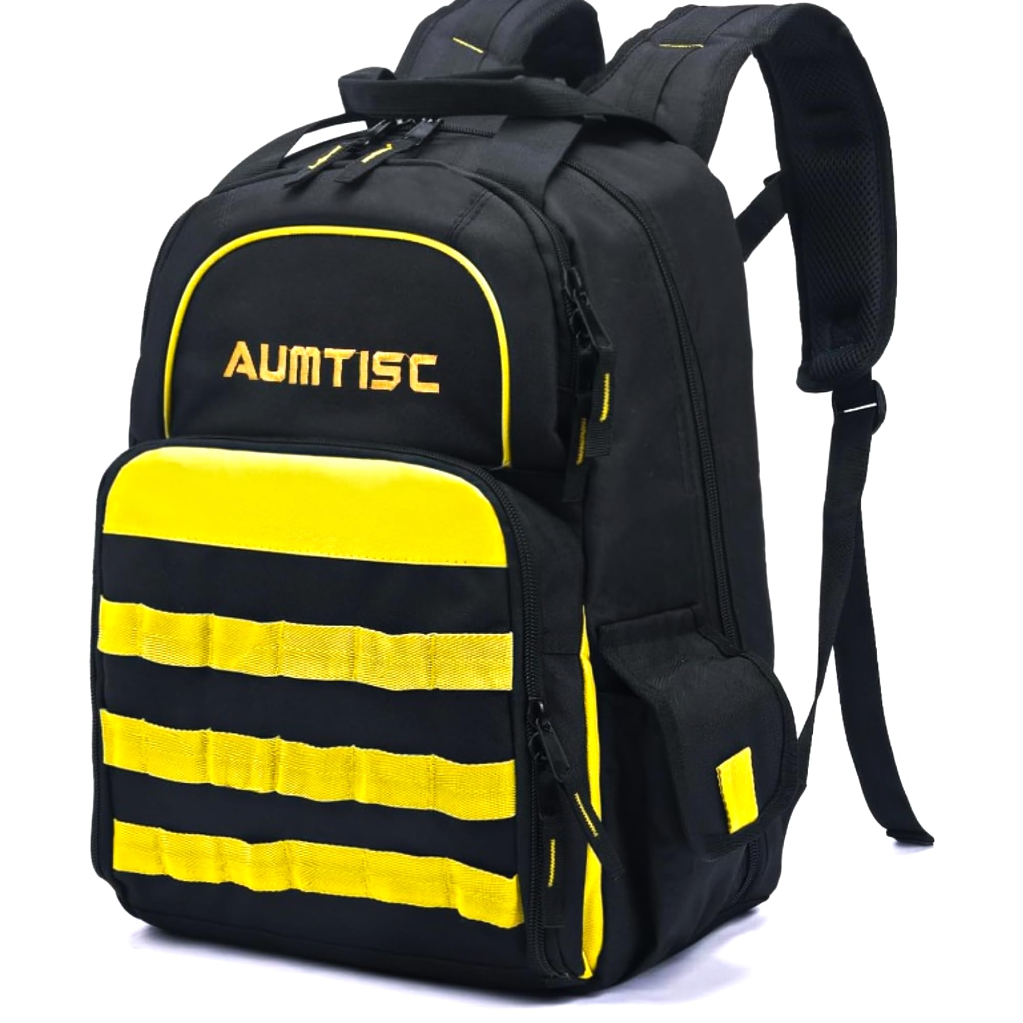 AUMTISC Tool Backpack Tool Bag High Performance Tool Backpack with Multi-Purpose Bag Industrial and Construction Work Backpack