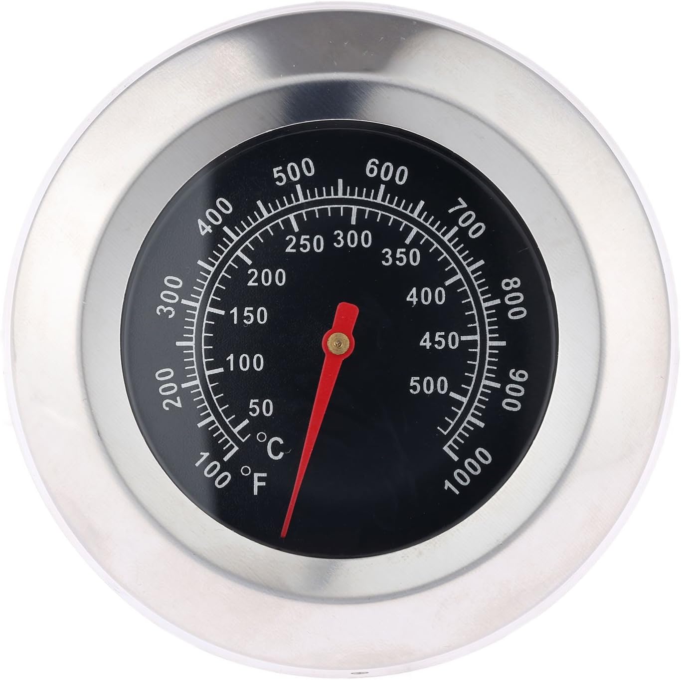 Mtsooning 1Pc 3" Face 1000F Thermometer Temperature Gauge BBQ Barbecue Charcoal Grill Smoker
