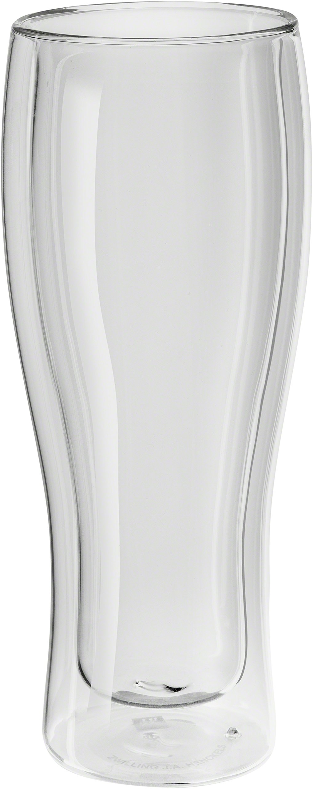 ZWILLING Sorrento Çift Camlı 2'li Bira Bardağı, 414 ml, Cam, Şeffaf Cam