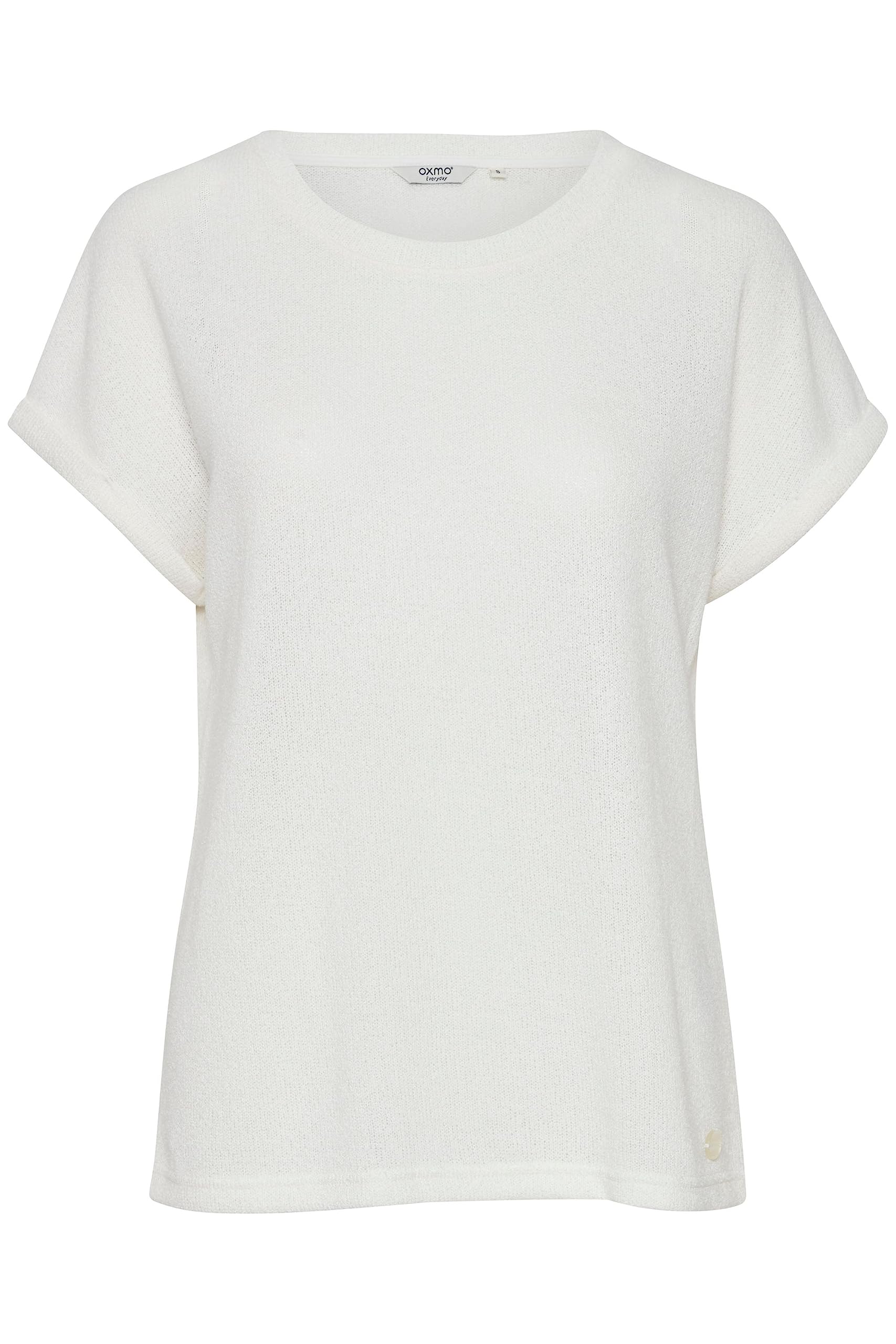 OXMO OXKatie Damen T-Shirt Kurzarm Shirt Rundhals-Ausschnitt