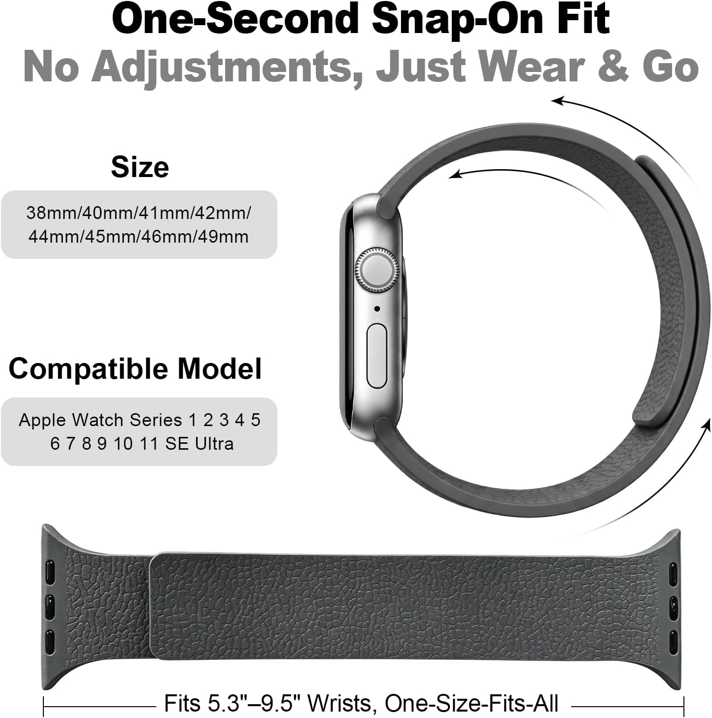 Magnetic Silicone Band for Apple Watch image 2