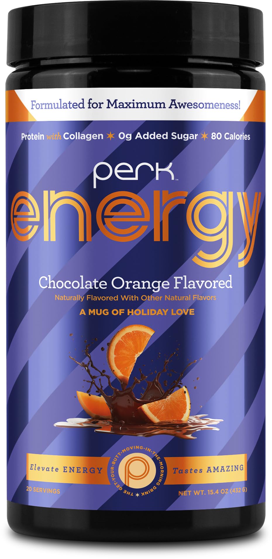 Amazon.com : Perk Energy Drink Mix (Chocolate Orange) 20 Servings