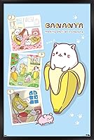 Vista 6 de Trends International Bananya - Póster de collage de pared, 34 pulgadas de largo x 22.4 pulgadas, versión sin marco