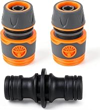 Hose Connector Set 1/2 Inch Hose Coupling Suitable for Gardena Coupling Hose Connector 1/2 Inch Garden Hose Connector Quick Coupling Connection Hose Adapter Replacement