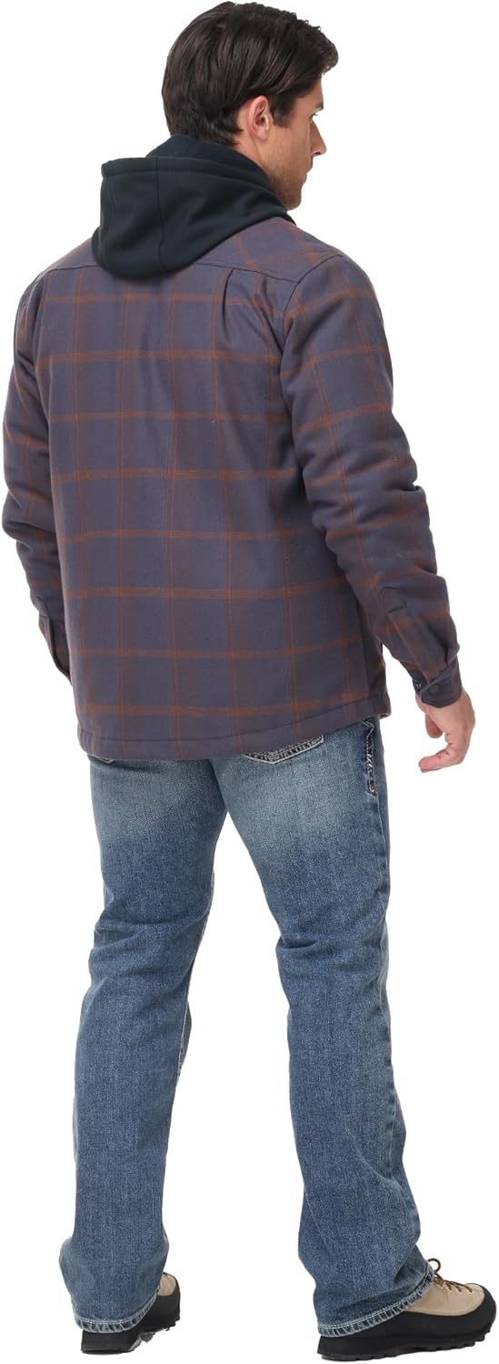 FR Jacket for Men Waterproof Insulated Active Jacket Flame-Resistant Hoodie for Men Detachable Hood FR Sweatshirts - Image 4