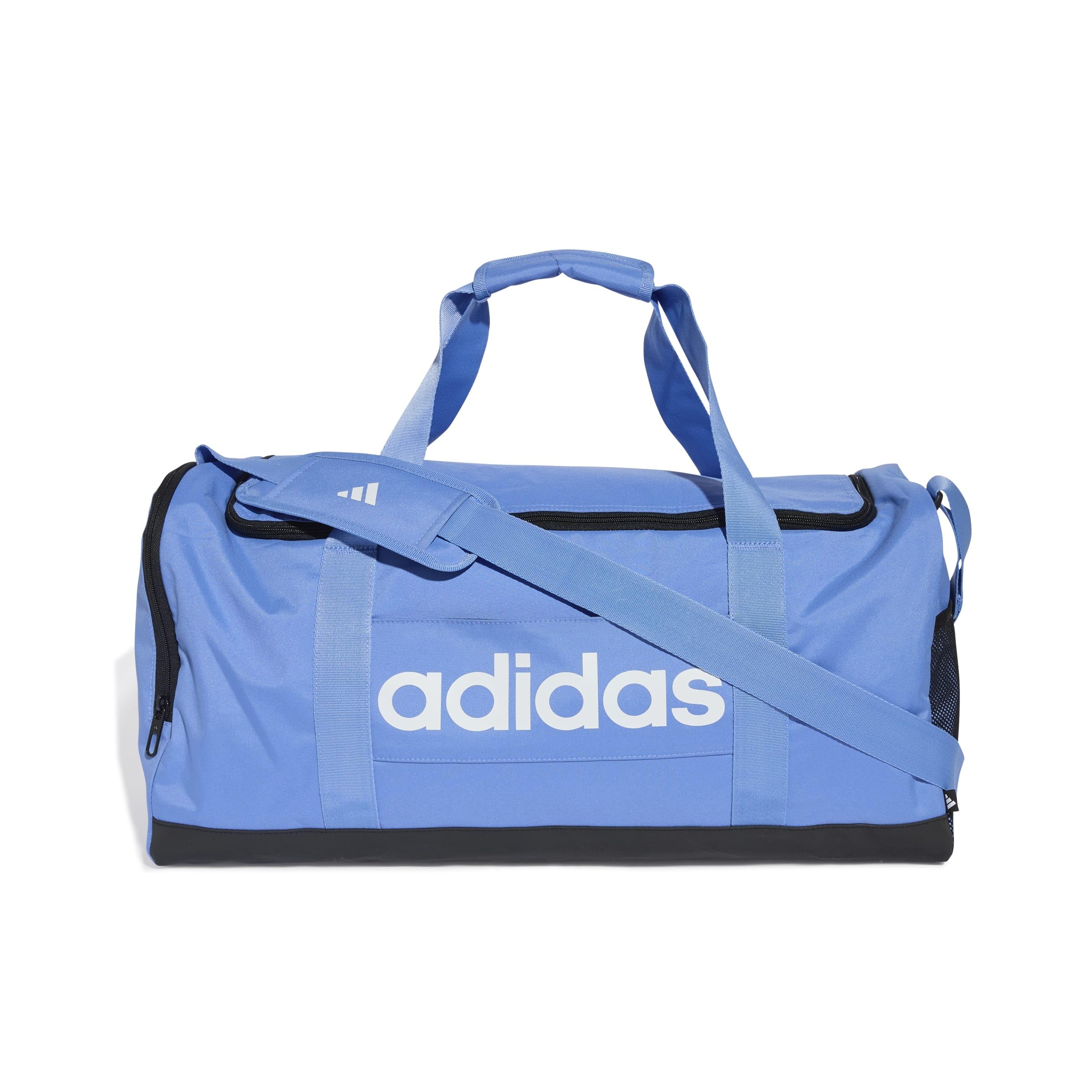 adidas Uniseks Essentials Linear Duffel Bag, blue fusion/black/white, M