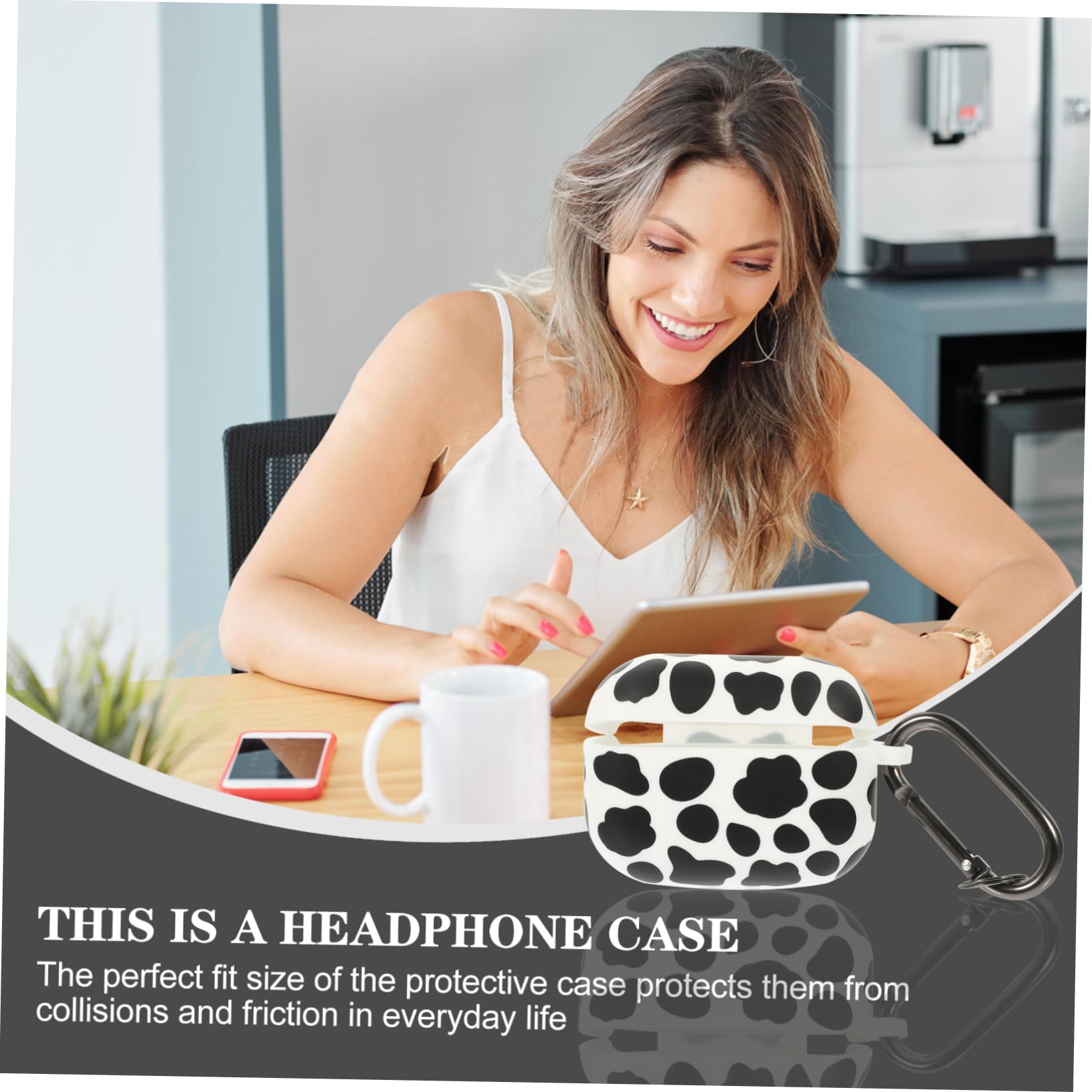 DOITOOL 5 Fundas De Silicona para Auriculares Resistentes A Caídas Y Arañazos Diseño Moderno.