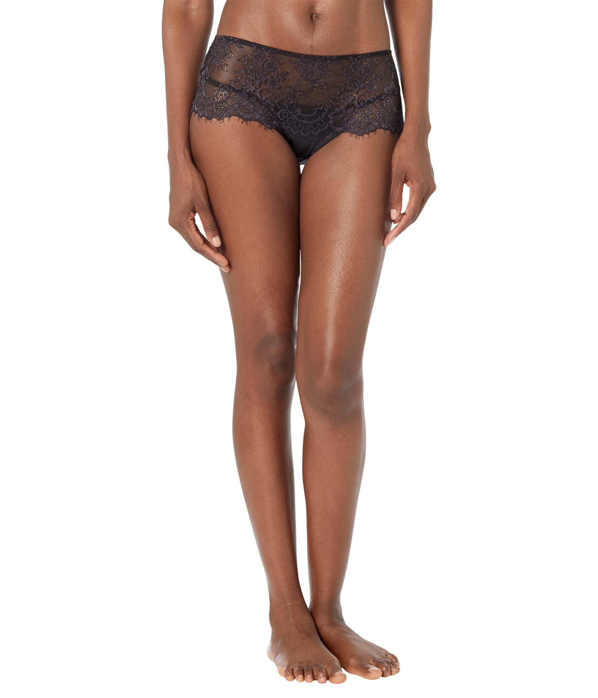 Wacoal Damen Bikini Panty Center Stage, Schwarz/Graphit, M