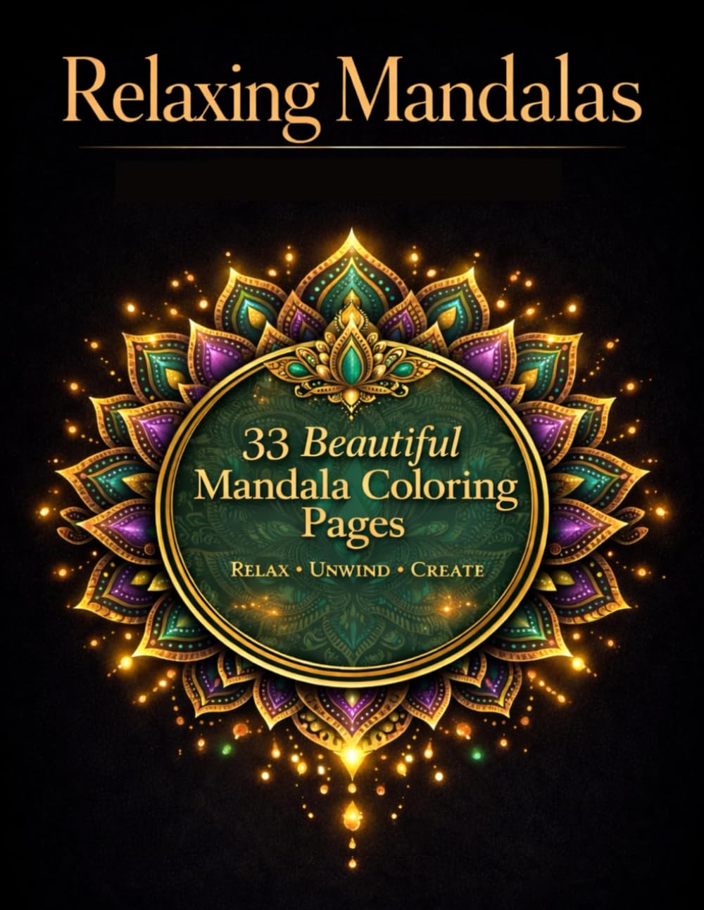 Relaxing Mandalas: A Calming Coloring Book for All Ages