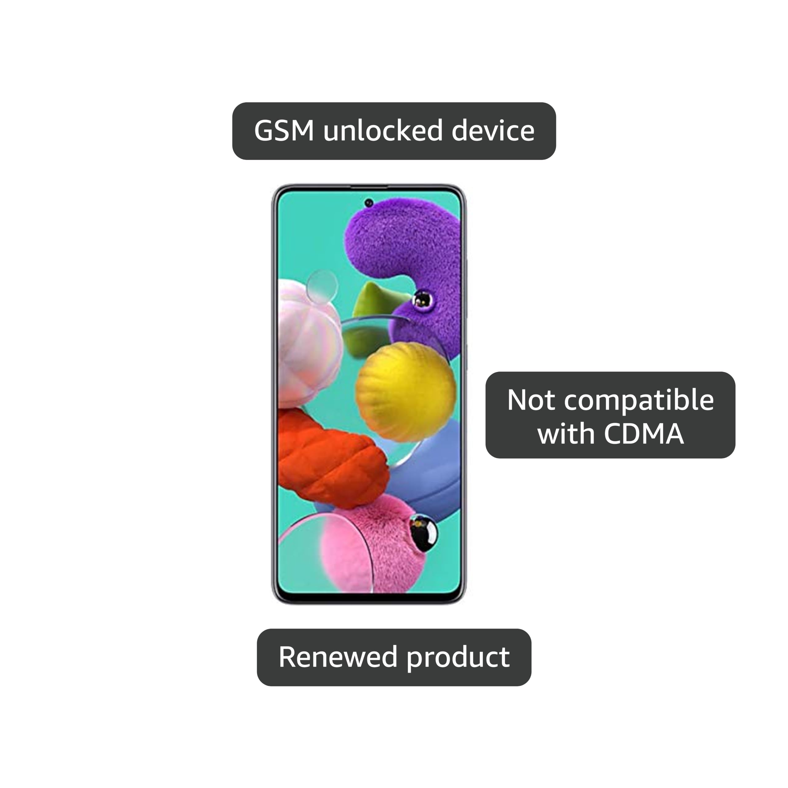 Amazon.com: SAMSUNG Galaxy A51 128GB (6.5 inch) Display Quad Amazon.com: SAMSUNG Galaxy A51 128GB (6.5 inch) Display Quad