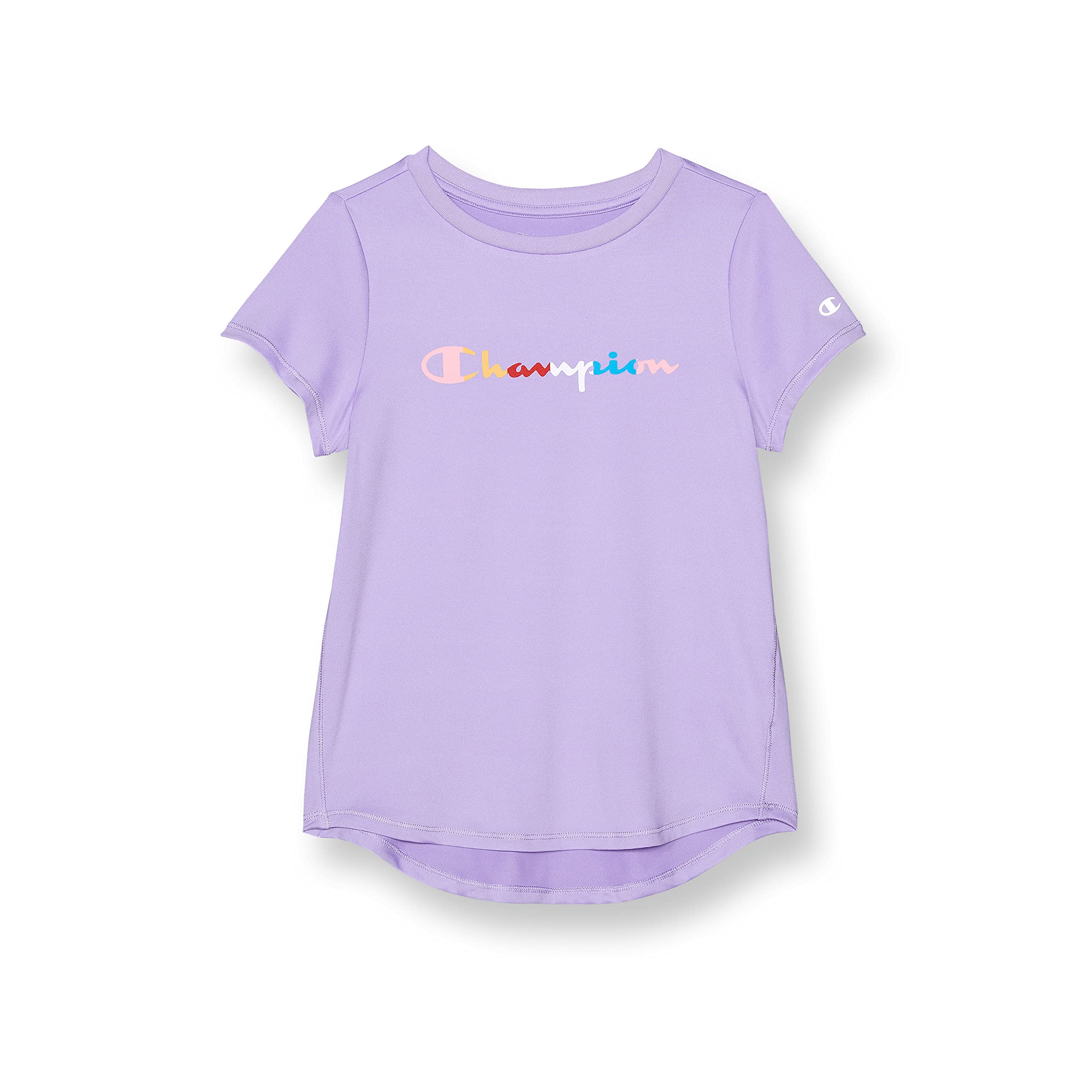 ChampionGirls T-Shirt, Kids' T-Shirt for Girls, Cute Hi-Lo Tee Shirt, Lightweight