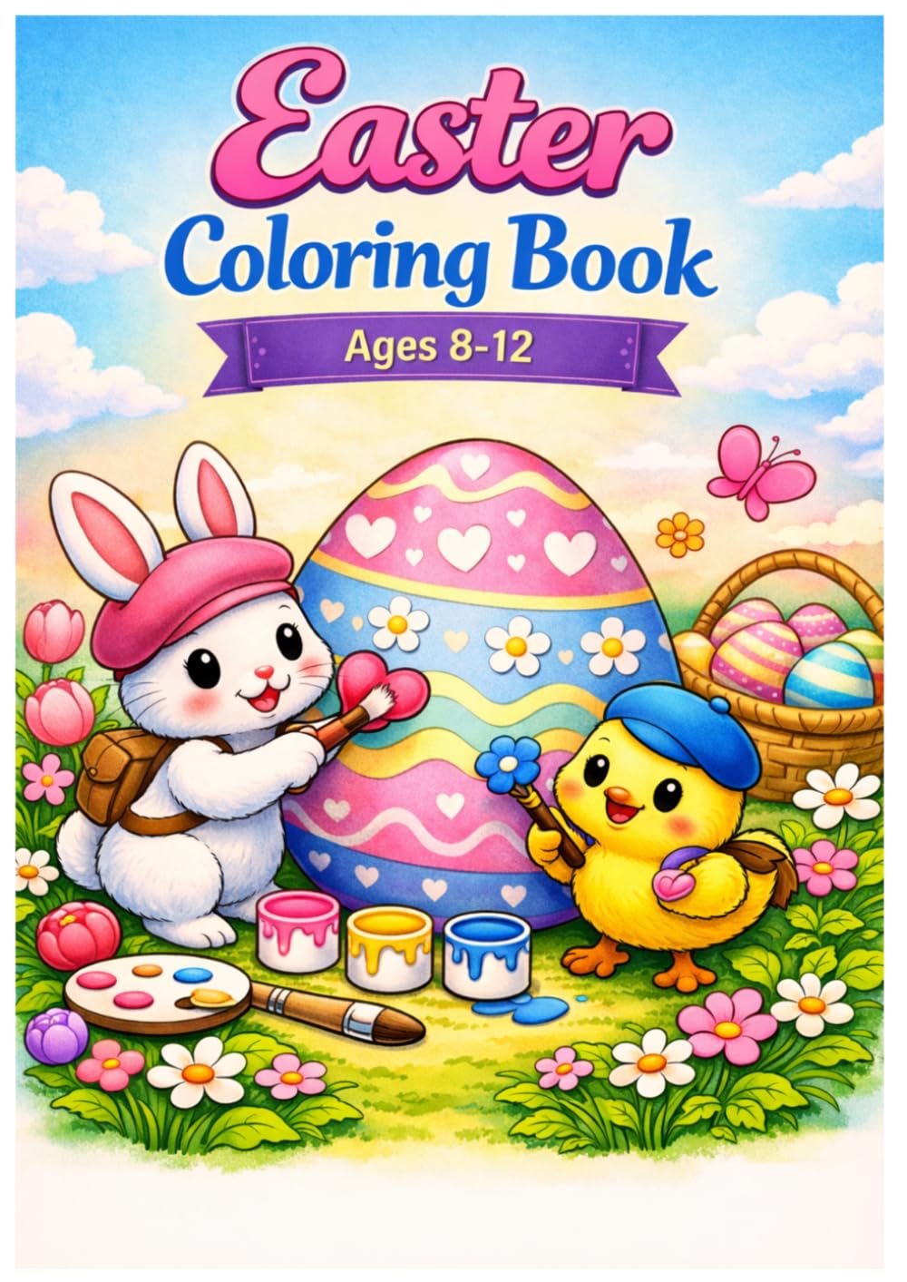 Easter Coloring Book Ages 8-12