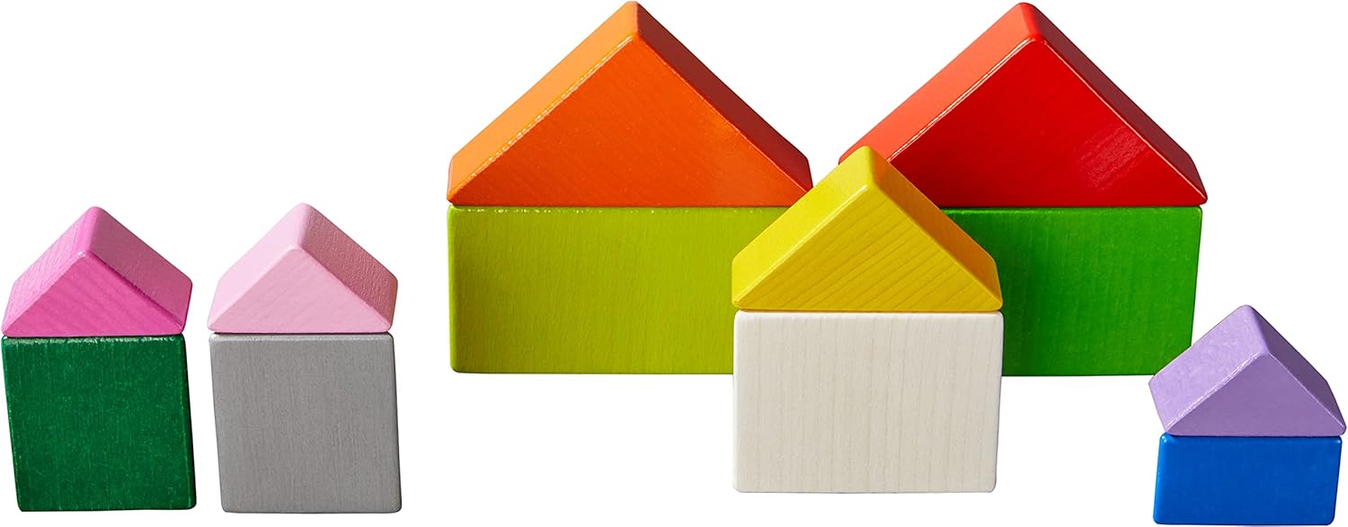 HABA 305778 3D Arranging Game Tangram Cube, for Ages 2 and Up (Made in Germany)