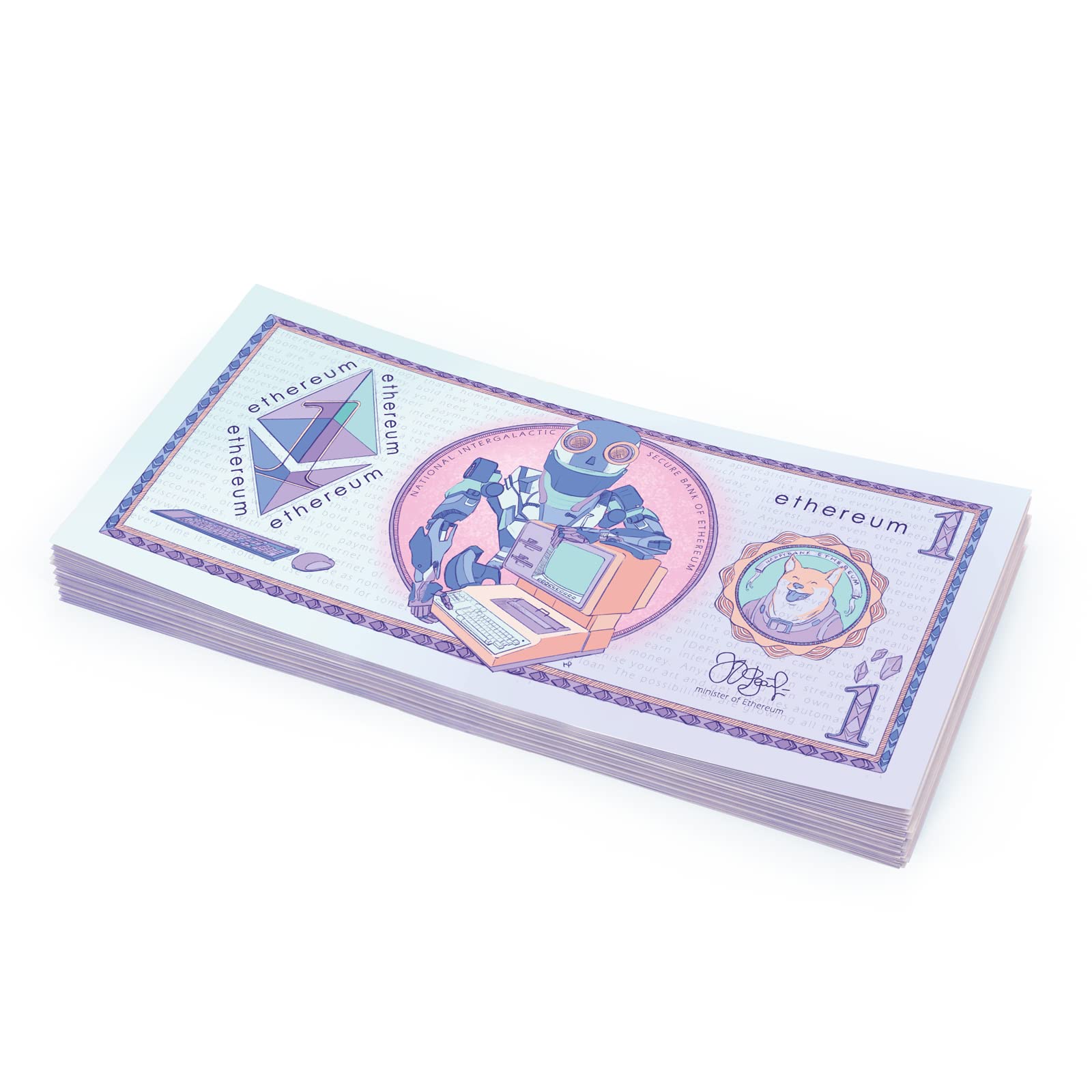 Scratch Cash Mini Bundle Ethereum - 175 Banknotes ETH - 7 Bonds of 25 x 1, 2, 5, 10, 20, 50, 100 - Absolute News