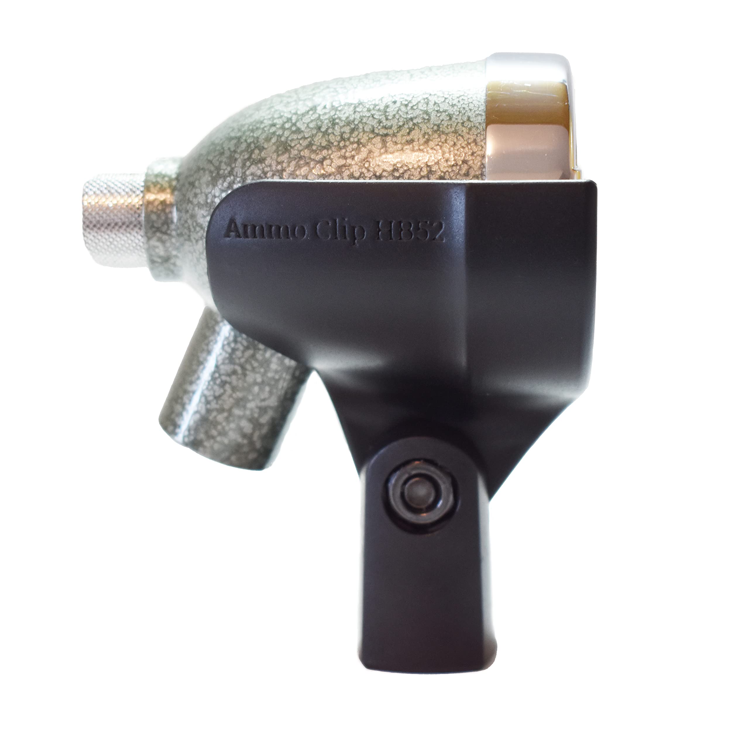 Clip per munizioni HB52 Bullet Mic Holder per Hohner HB52 Harp Blaster Microfono (nero naturale)