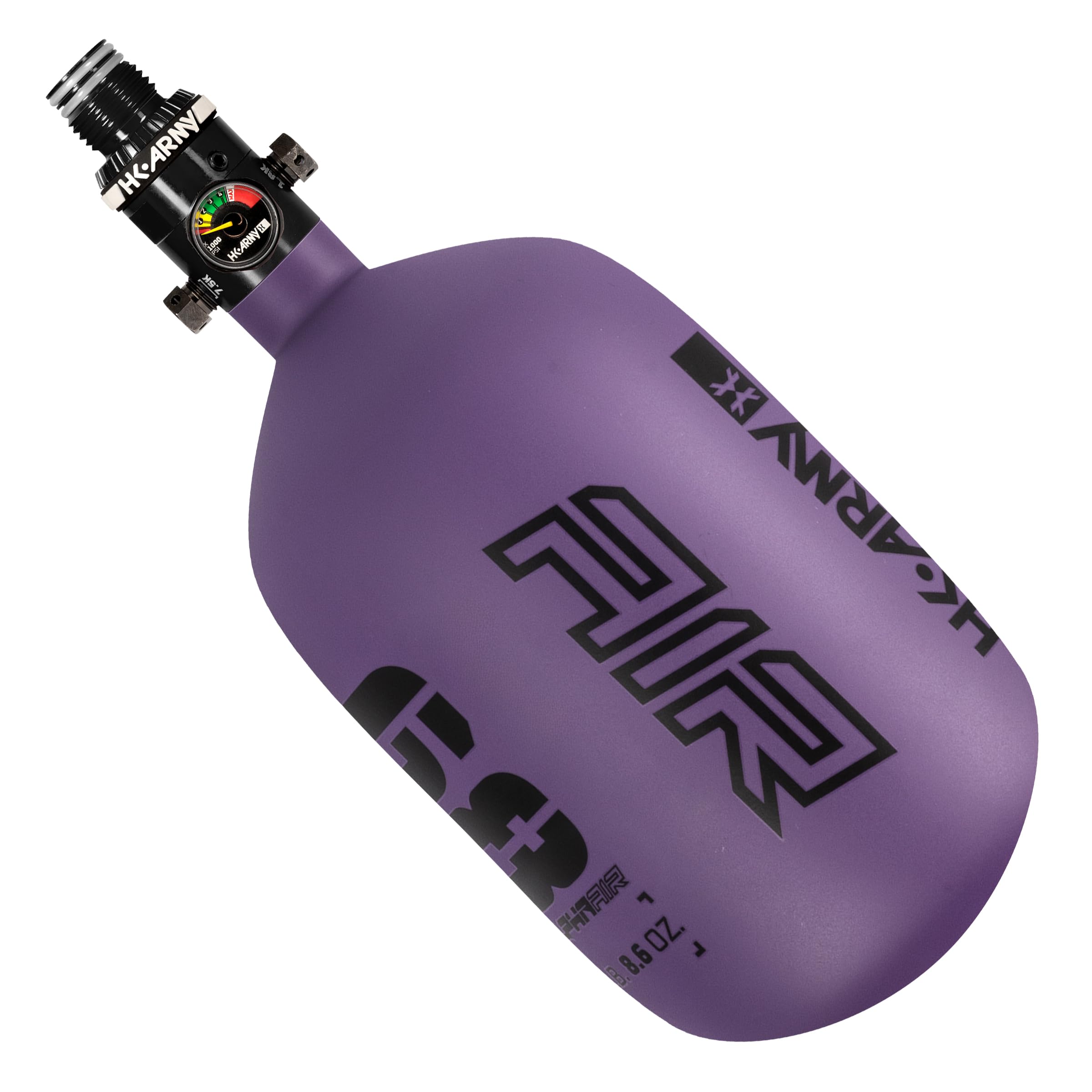 HK Army HPA Paintball Tank - Lightweight Alpha Air Carbon Fiber Compressed Air Tank - 15ci/48ci/68ci/77ci/88ci/99ci - 4500 psi