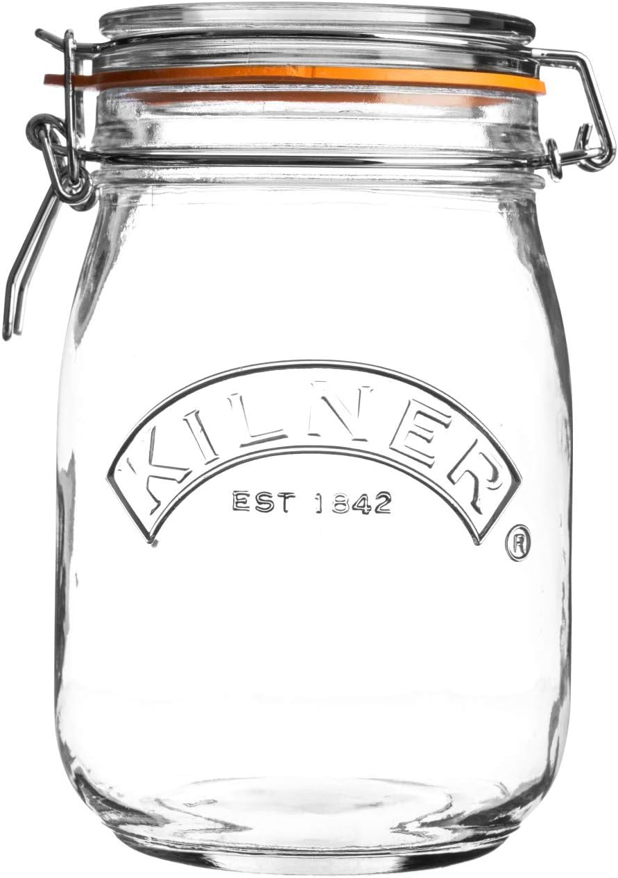 Kilner Clip Top Round Jar 1 Litre