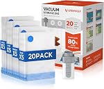 ETENWOLF 12 Sacs de rangement sous vide avec pompe sans fil rechargeable, sacs à étanchéité sous vide pour vêtements et voyages, Space Sacs de sauvetage en plusieurs tailles de charge, parfait pour les bagages et valises