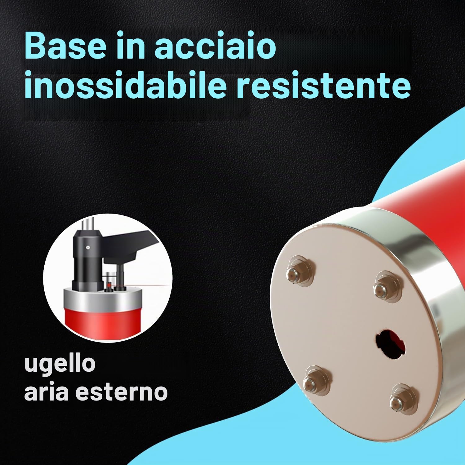 Pompa Stura Scarichi 4 Ventosas, Stura WC con Barometro, Sturalavandini a Pressione, Pompa Sturalavandino ad Aria Compressa, Sblocco Rapido, per Bagni Bagni Lavabi