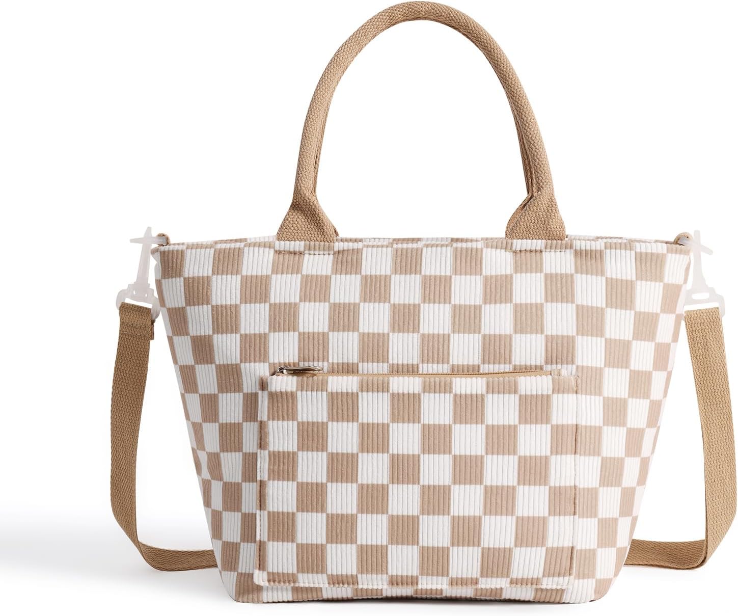 Lunch Bag for Women Adult Large Insulated Lunch Box Girl Cute Corduroy Lunch Tote Bags Reusable Leakproof Cooler Work Picnic