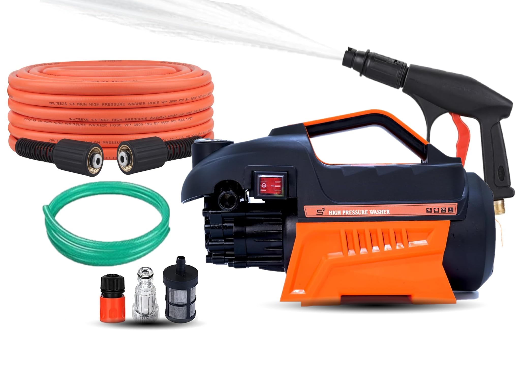 KROST 1800 Watt, Pressure 180 BAR Washer High Pressure Pump, Flow Rate 7L/Min, Heavy Duty Deep-Cleaner Washing Machine for Cars, Bikes, Floor & Home | Copper Winding (S2) (B0D11D19VV) Amazon Price History, Amazon Price Tracker