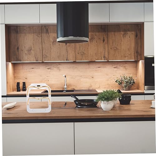 Miniatura 2 de UPKOCH Soporte para utensilios para hornear tapas de ollas profesionales sin organizador multifuncional almacenamiento con tablas de puerta de