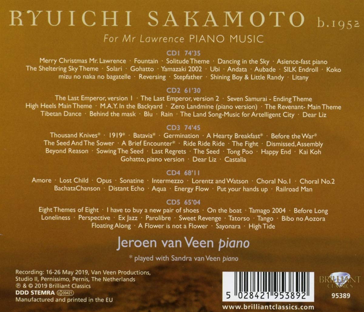 Sakamoto (ryuichi): complete piano music