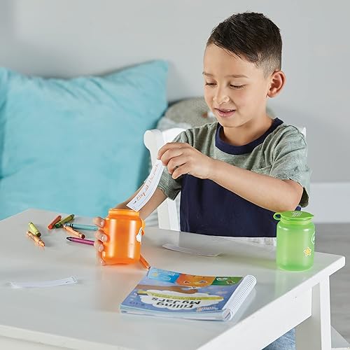 Miniatura 9 de hand2mind Llenando Mis Frascos - Diario Interactivo, Actividades de Mentalidad de Crecimiento y Gratitud para Niños, Afirmaciones Positivas para