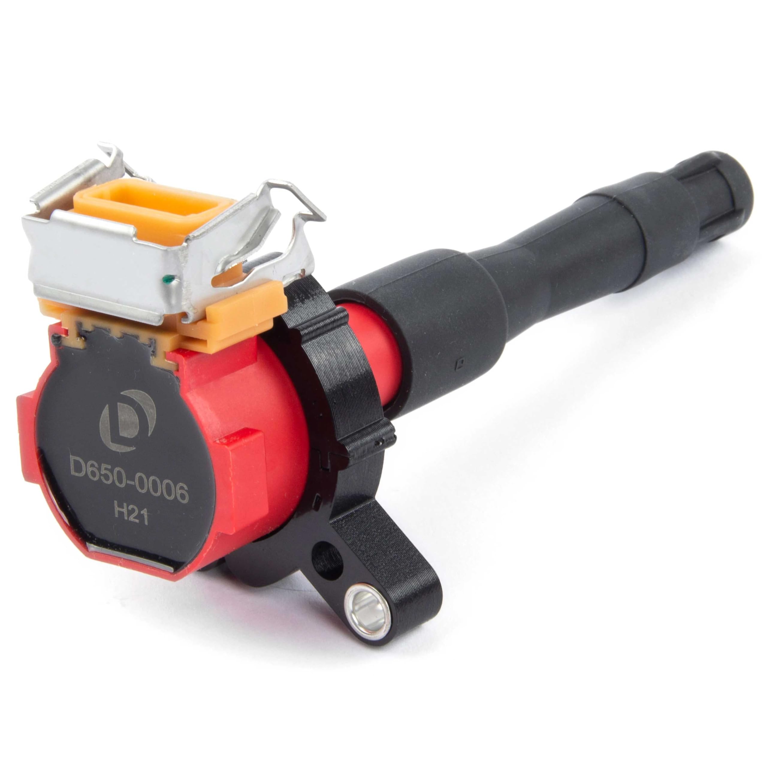 Dinan Ignition Coil D650-0006 (Red) for Select BMW M and S Series Models M52 M54 M62 M73 S52 and S62 - Replacement for OEM Stock Part Numbers 12137599219, 12131748018, 12139067830-1 pack