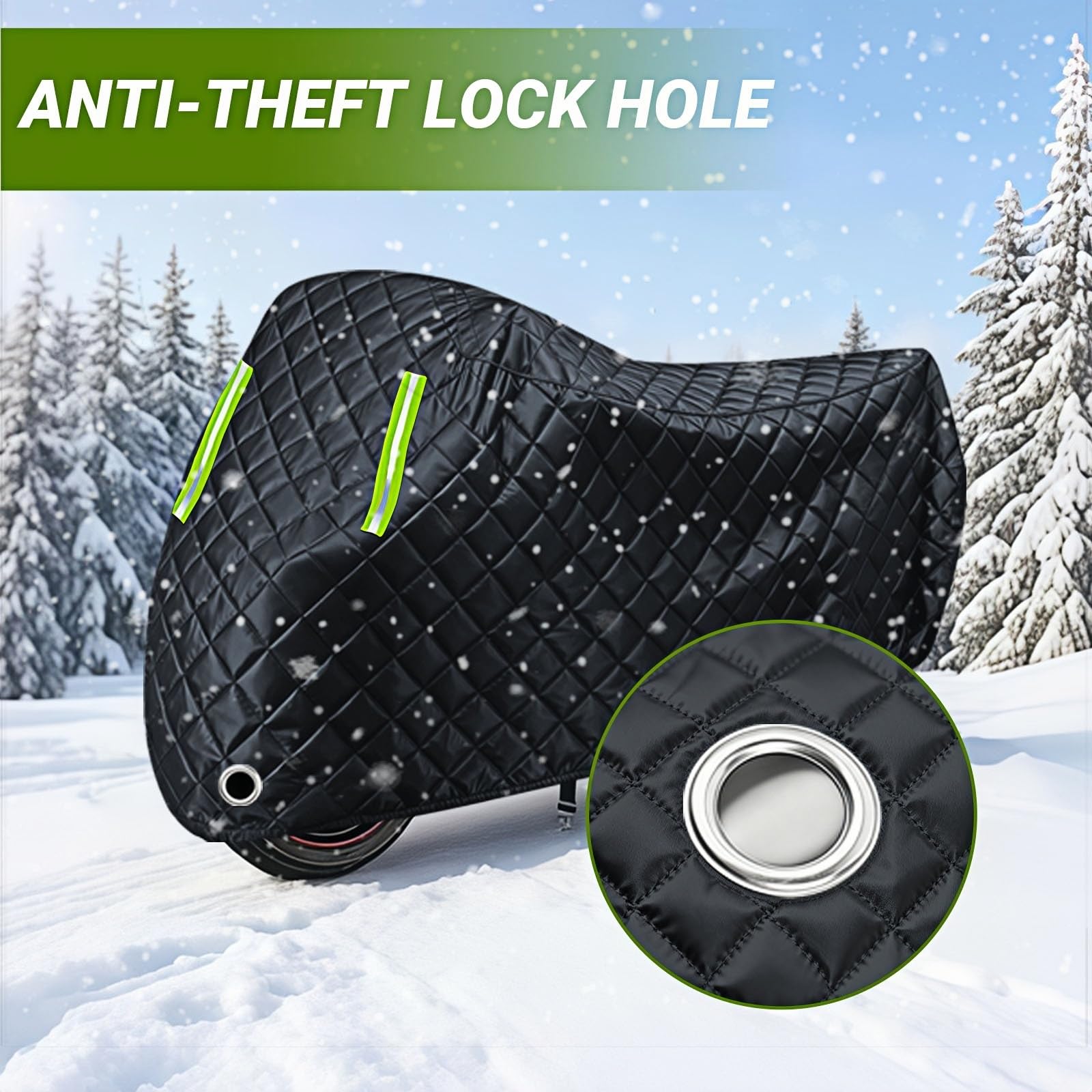 Telo Coprimoto compatibile con Serpento Traxx 200 | Telo coprimoto per tutte le stagioni protegge da grandine vento forte neve e polvere con chiusura a chiave