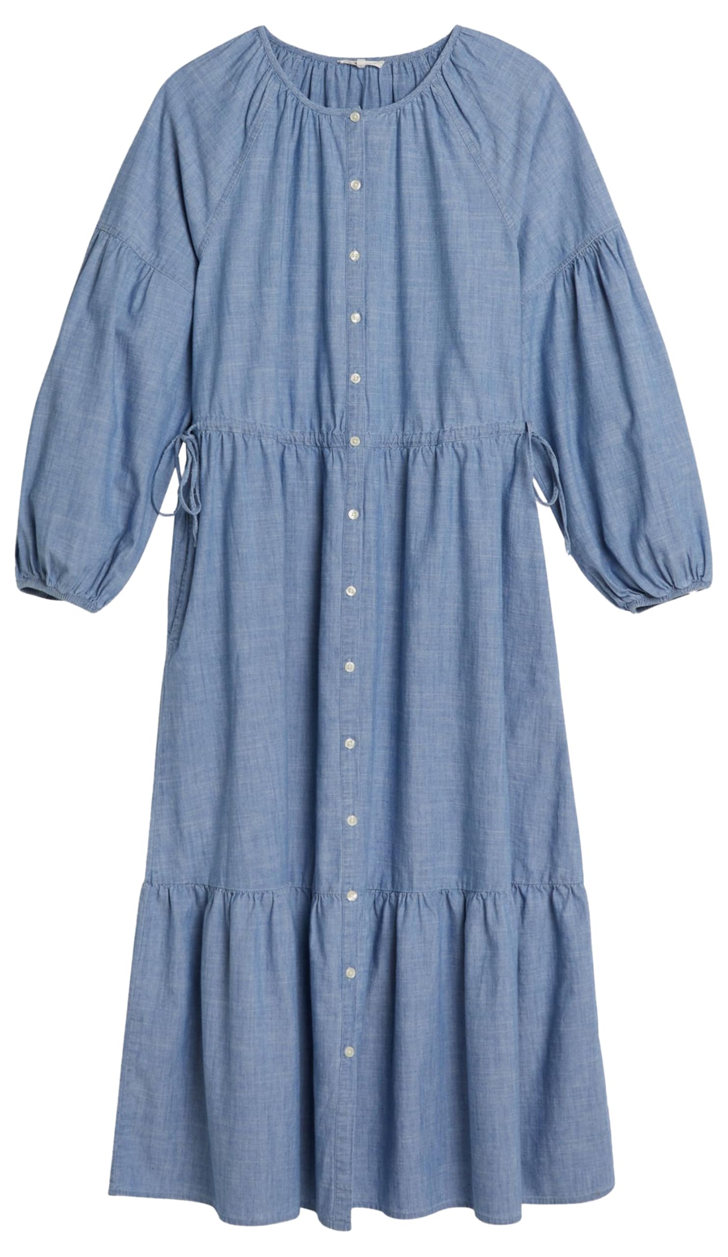 Levis Women's Blue Jolene Long Maxi Dress in Size 8, Sports Direct