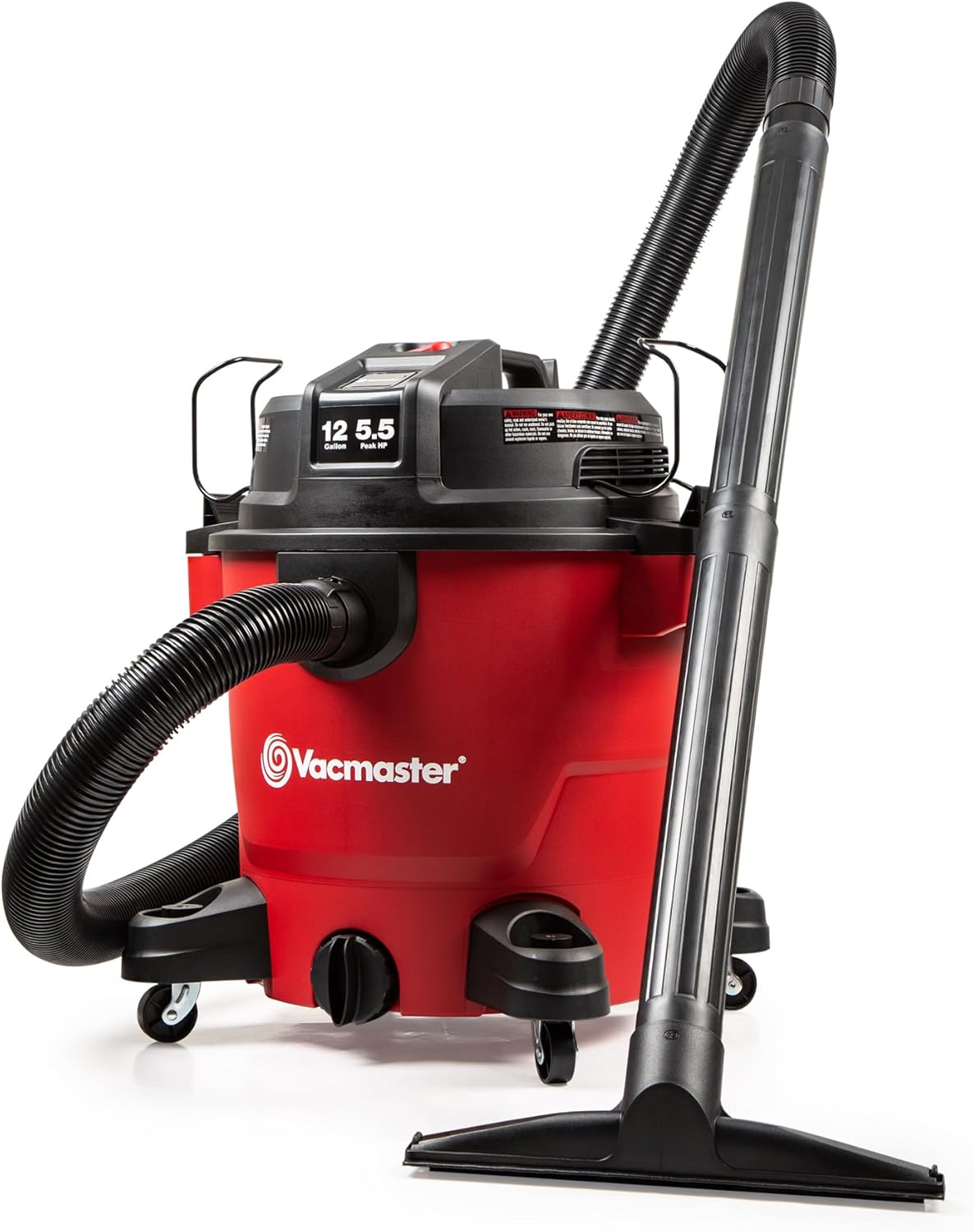Vacmaster 12-Gallon 5.5 Peak HP Heavy-Duty Wet/Dry Vacuum - VJH1211PF 1101 12 Gallon