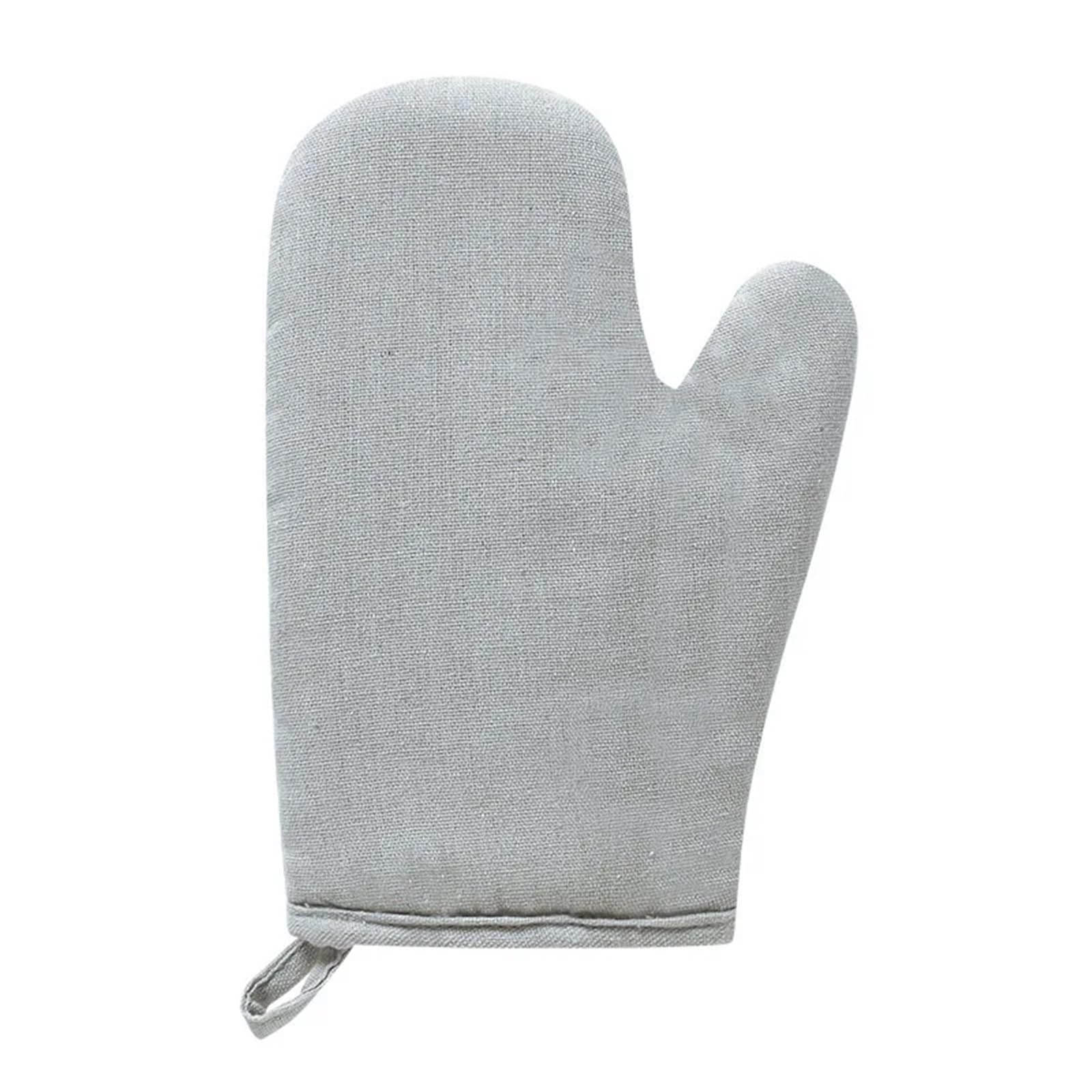 Oven Mitts Heat-insulating Gloves, Anti-scald Microwave, High Temperature Resistant Kitchen Baking Oven(Gray)