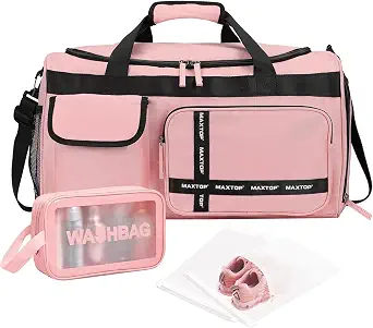 MAXTOP Large Gym Bag for Women and Men with Wet/Dry Separation