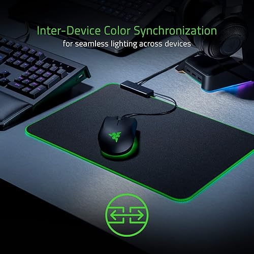 Miniatura 5 de Razer Goliathus Chroma - Alfombrilla de mouse suave para juegos con superficie de tela microtexturizada, optimizada para todos los ajustes de