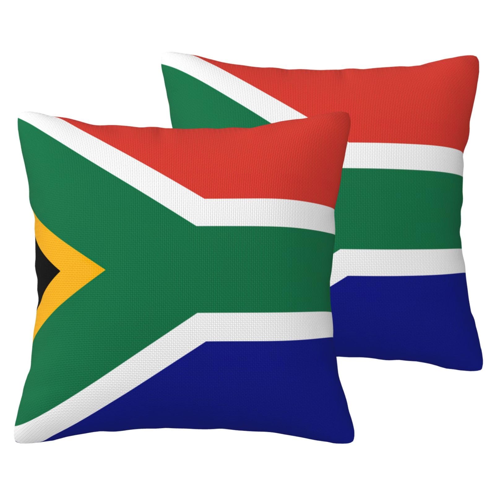 Housse de coussin Afrique du Sud EdWal lot de 2 pour canapé