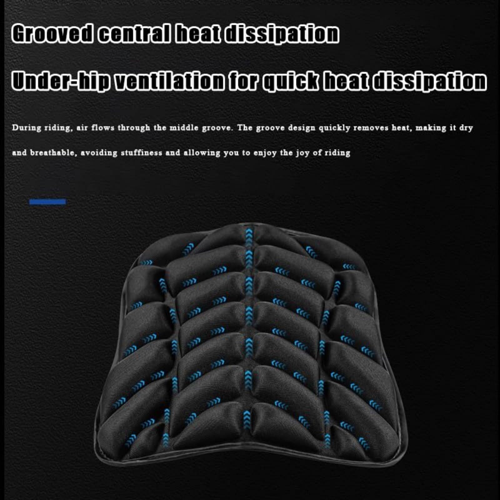 Cuscino Sella Moto per Honda NC 750 X,Copri Sella Moto in Schiuma Eva,Ammortizzante,Design Ergonomico,Confortevole Anti Scivolo Pad