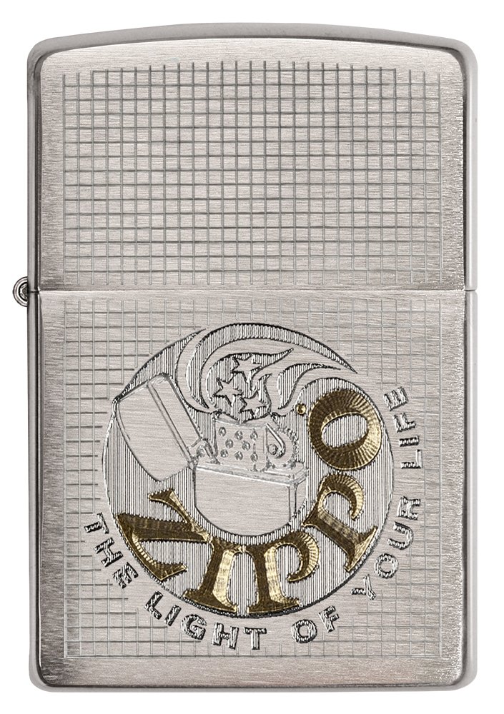 Amazon.com: Zippo The Light of Your Life Brushed Chrome