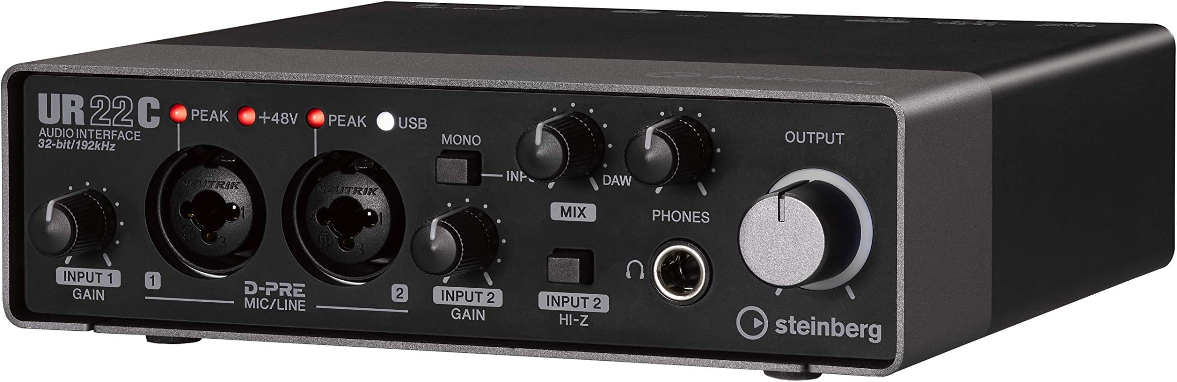 UR22C 2x2 USB 3.0 Audio Interface with Cubase AI and Cubasis LE