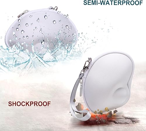 Miniatura 20 de LTGEM - Funda compatible con Logitech Ergo M575 / M575S / M570 mouse ergonómico inalámbrico Trackball, negro y gris (solo funda) Negro + gris,Negro