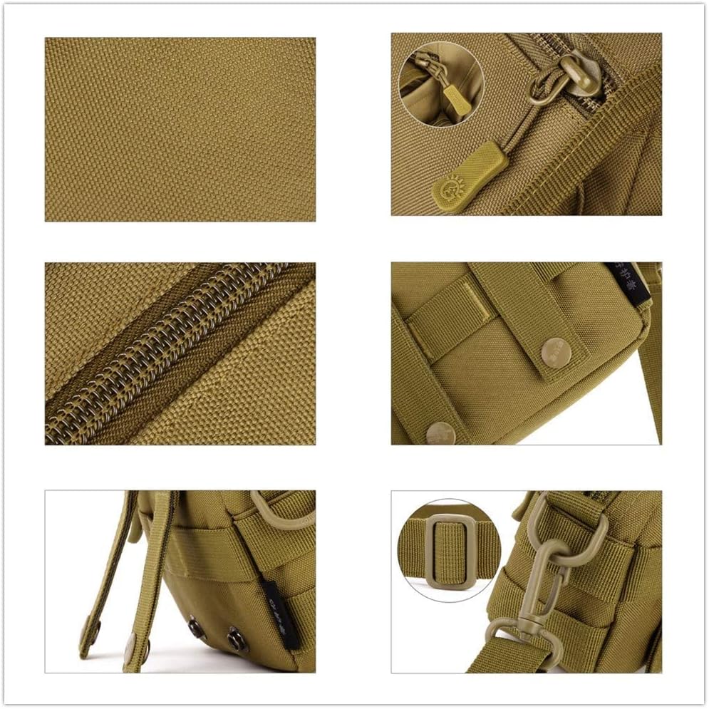 UNISTRENGH Tactical Pouch Molle Mini Modular Admin Pouch for Tactical Vest Chest Waist Pack Utility Tool Pouch Tactical EDC Bag