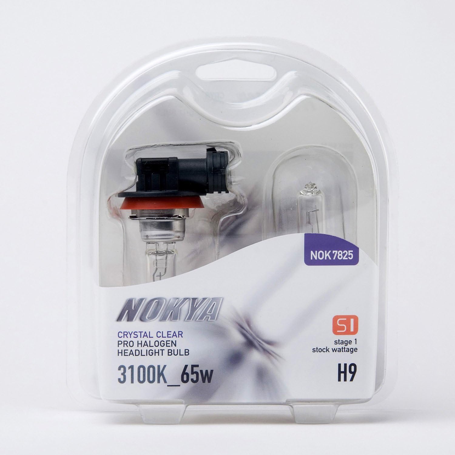 Nokya H9 HeadLight Bulbs — Clear 3100K 65W (Stage 1) NOK7825