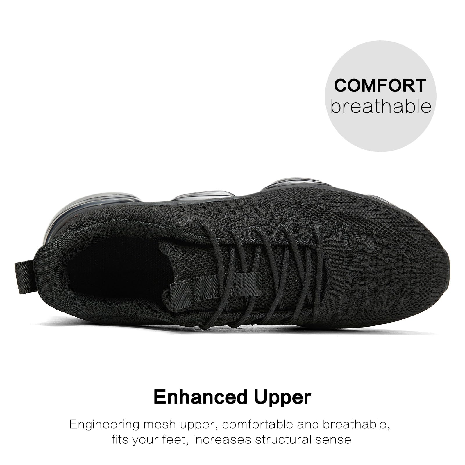 Herren-Laufschuhe mit Luftpolster, atmungsaktiv, Tennis, modisch, rutschfest, Workout, Freizeit, Sport, Fitnessstudio, Training, bequeme Wanderschuhe