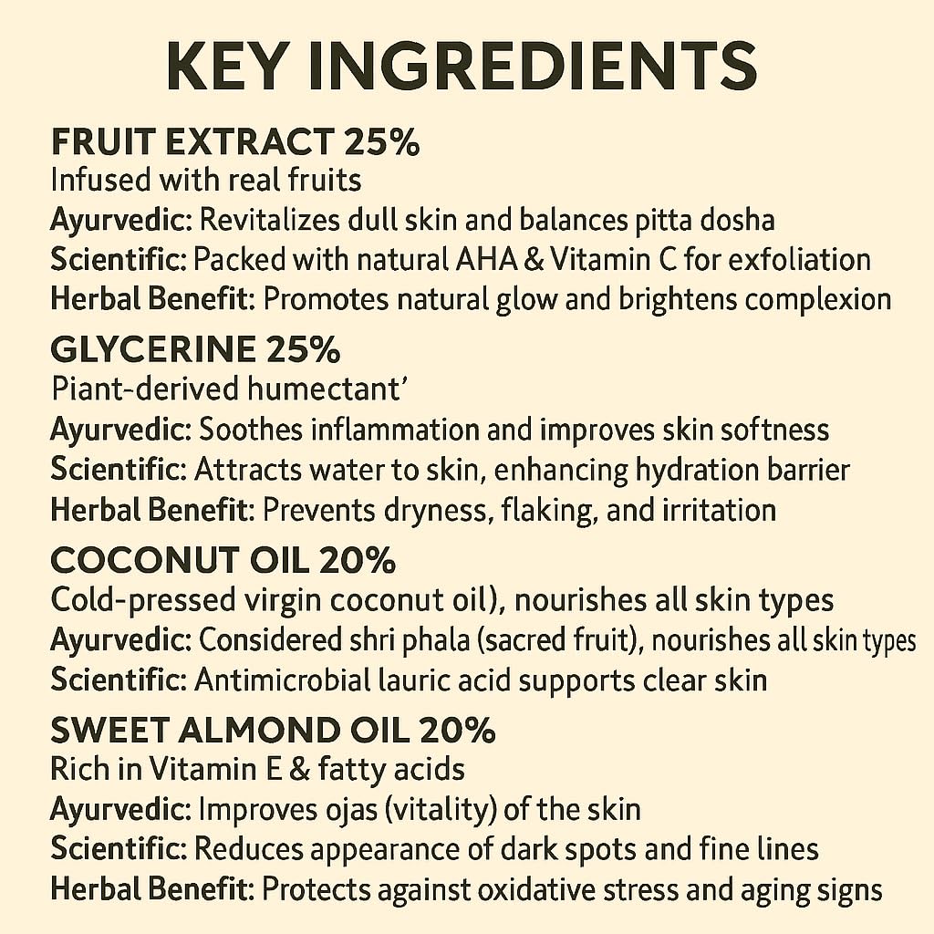 Refreshing Soap, Fruit Soap Bar, 4.4oz Handmade Herbal Cleanser with Papaya Orange Mango Extracts, Moisturizing Glycerine Hydrating for Dry Skin, Natural Vegan Face and Body Bar for Glow